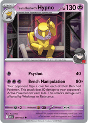 Team Rocket's Hypno - 080/182 - Uncommon - Reverse Holo